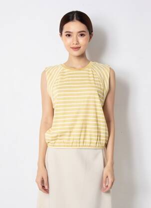 Top jaune NAF NAF femme