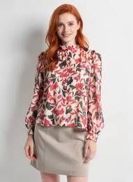 Chemisier beige MANGO femme
