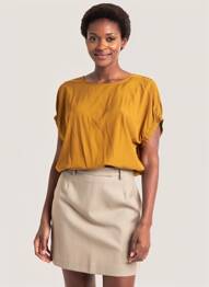 Blouse marron MORE & MORE femme
