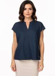 Top bleu STREET ONE femme