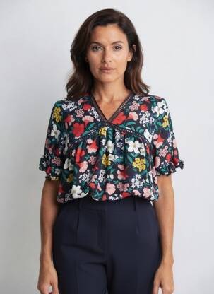 Chemisier bleu MOLLY BRACKEN femme