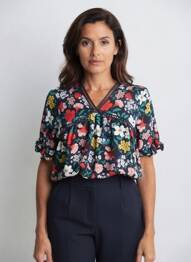 Chemisier bleu MOLLY BRACKEN femme
