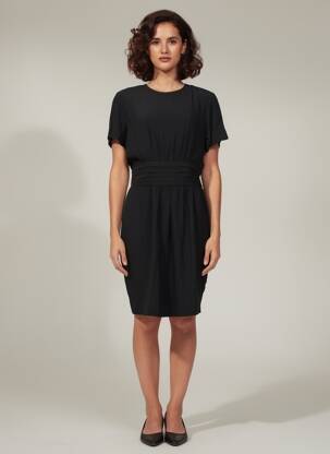 Robe mi-longue noir MOLLY BRACKEN femme
