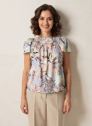 Chemisier violet GARCIA femme