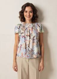 Chemisier violet GARCIA femme