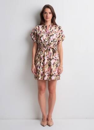 Robe courte rose VERO MODA femme