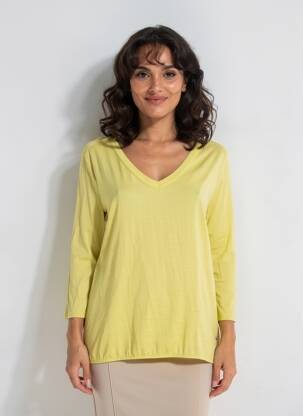 Top jaune S.OLIVER femme