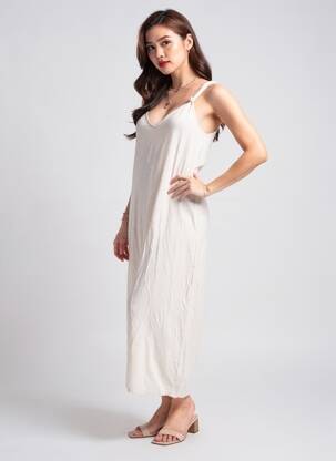 Robe courte beige VILA femme