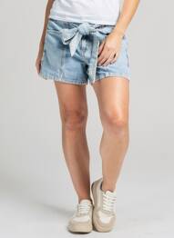 Short bleu TOMMY HILFIGER femme