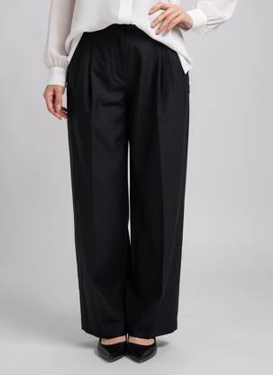 Pantalon large noir YUGEN femme