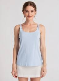 Top bleu OPUS femme