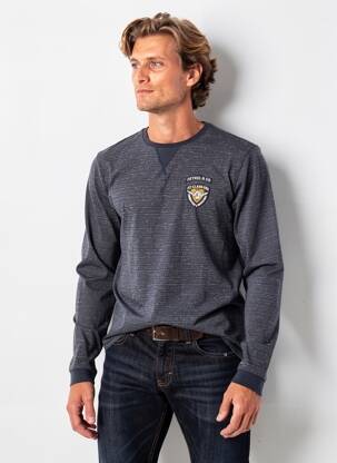 T-shirt bleu PETROL INDUSTRIES homme