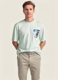T-shirt bleu JACK & JONES homme