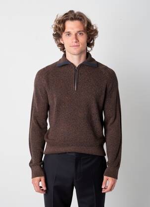 Pull marron TOM TAILOR homme