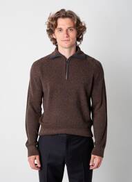 Pull marron TOM TAILOR homme