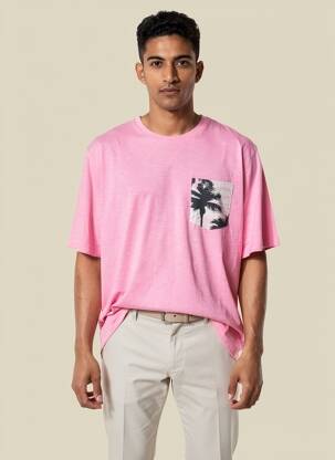 T-shirt rose JACK & JONES homme