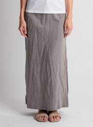 Jupe longue gris SUBDUED femme