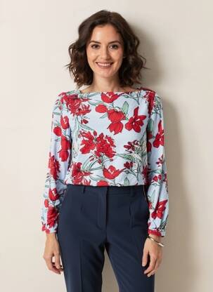 Chemisier bleu S.OLIVER femme