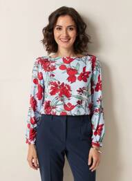 Chemisier bleu S.OLIVER femme