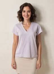 Top violet GARCIA femme