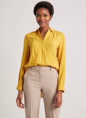 Chemisier jaune STREET ONE femme