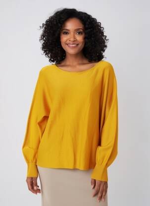 Pull jaune STREET ONE femme