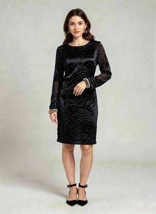 Robe mi-longue noir VERO MODA femme