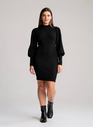 Robe pull noir ONLY femme