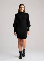 Robe pull noir ONLY femme