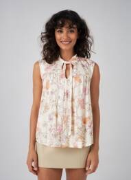 Chemisier beige AMELIE & AMELIE femme