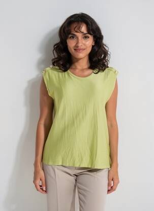 Top vert BELLITA femme