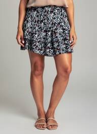 Jupe courte noir GARCIA femme