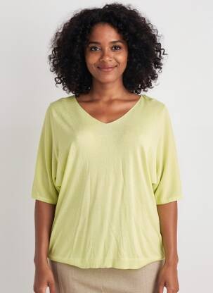Chemisier jaune BELLITA femme