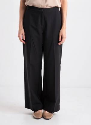 Pantalon large noir JACQUELINE DE YONG femme
