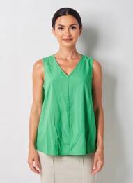 Top vert MORE & MORE femme