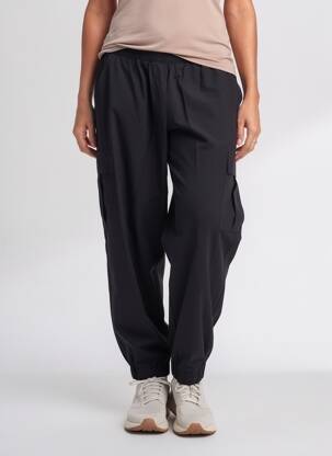 Pantalon cargo noir FRANSA femme