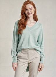 Pull vert MANGO femme