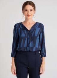 T-shirt bleu STREET ONE femme