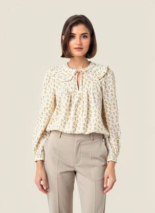 Chemisier blanc MANGO femme