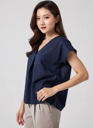 Chemisier bleu LE FABULEUX MARCEL DE BRUXELLES femme