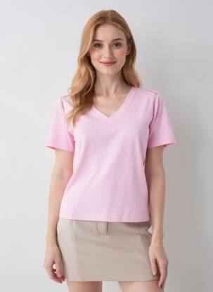 T-shirt rose VERO MODA femme