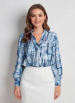 Chemisier bleu LE FABULEUX MARCEL DE BRUXELLES femme