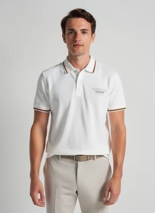 Polo blanc JACK & JONES homme