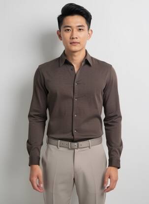 Chemise manches longues gris PETROL INDUSTRIES homme