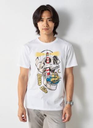T-shirt blanc JACK & JONES homme