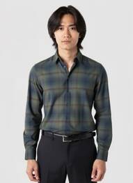 Chemise manches longues vert NO EXCESS homme