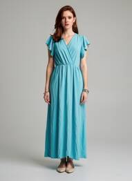 Robe courte bleu HAILYS femme