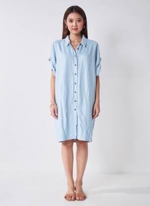 Robe courte bleu LE FABULEUX MARCEL DE BRUXELLES femme