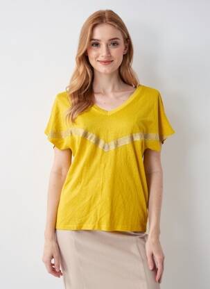 T-shirt vert ONLY femme