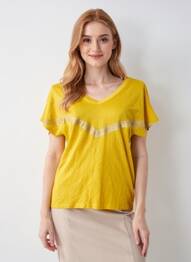 T-shirt vert ONLY femme